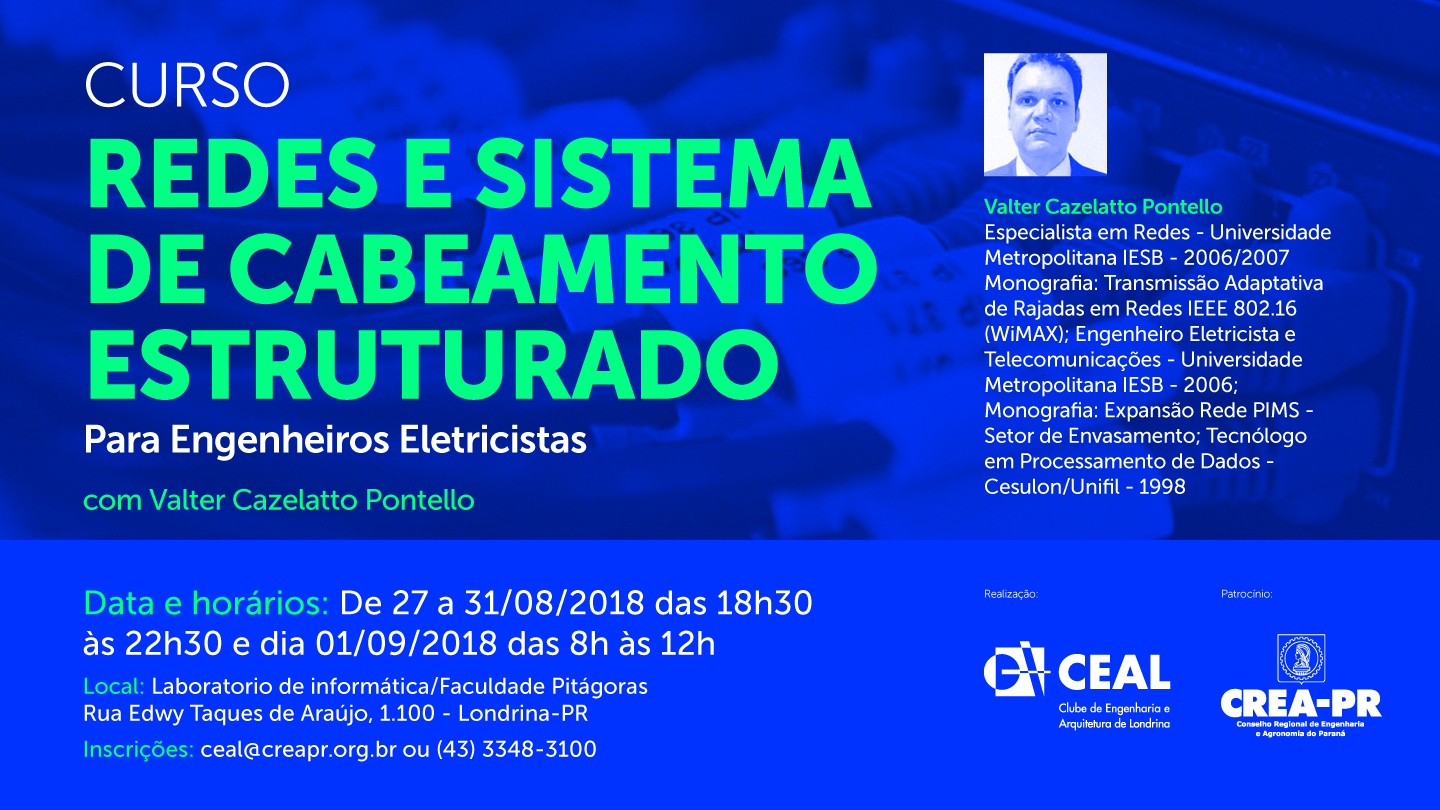 Curso Redes e Sistema de cabeamento Estruturado