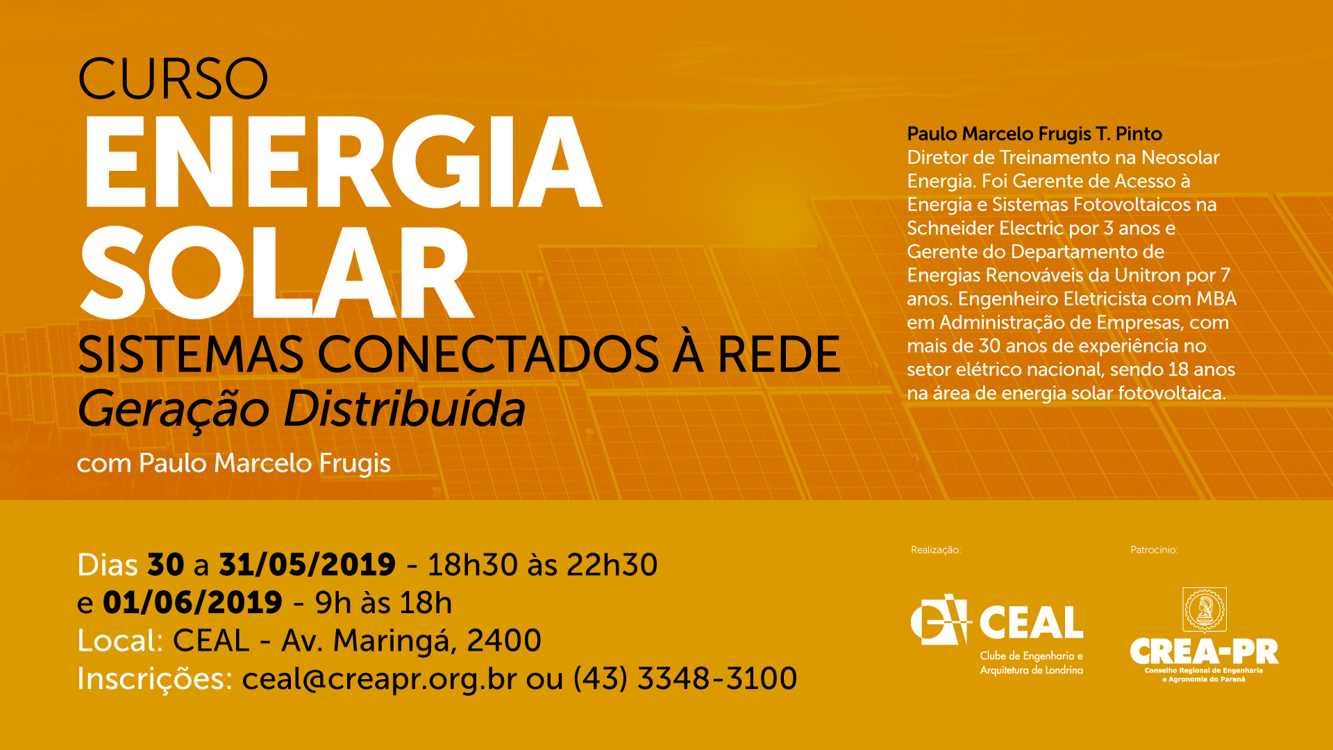 CURSO ENERGIA SOLAR - SISTEMAS CONECTADOS À REDE GERAÇÃO DISTRIBUIDA